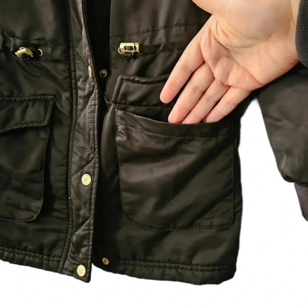 H&M Black Youth Parka Coat